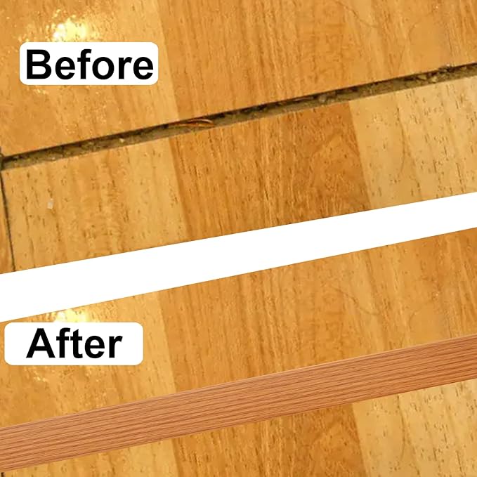 Floor/Door Flat Transition Strip & Self-Adhesive Vinyl Edge Trim - Laminate Gap Covering Joining Strip