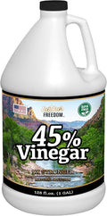 Nature's Freedom 45% Concentrated Vinegar, 1 Gallon - Dilutes to 9 Gallons - 9x Strength Multi-Purpose Solution