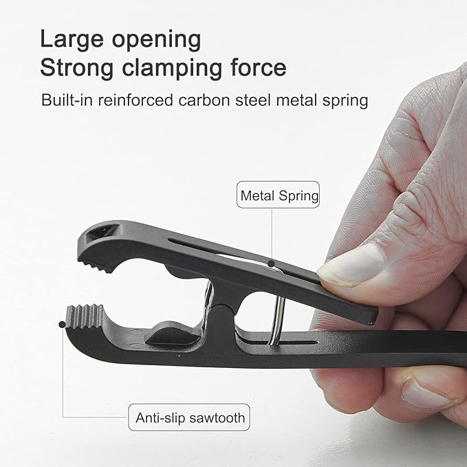 Large Clothes Pins Towel Clips, 8 Pcs Multipurpose Clothes Pins Hook, Strong Plastic Clothes Hanger. S Hook for Shower Curtain Laundry Clothes pins