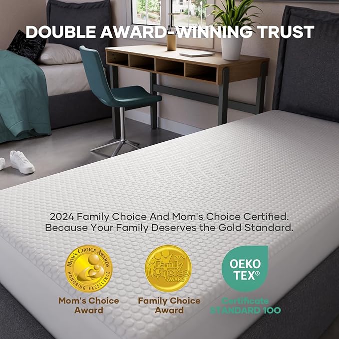 Ohgeni 100% Waterproof Mattress Protector, Twin XL-2 Pack, Fitted Sheet with Stretchable Pockets, Deep Sleep Noiseless Soft. Breathable Cooling Hypoallergenic Material, Mattresses Cover for Bed
