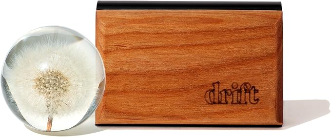 Drift Car Air Freshener - The Original Wood Air Freshener - Car Odor Eliminator - Long Lasting Scent - Auto Accessories - Metal Clip - Essential Oils - Clean Ingredients - Open Air Scent Starter Kit
