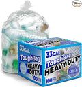 ToughBag 30-33 Gallon Clear Trash Bags (100 Count) Recycling Bag, Garbage Can Liners – Clear Trash Bags 30+ Gallon - Made In USA