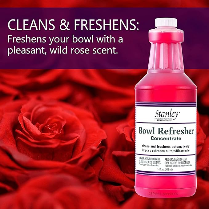 STANLEY HOME PRODUCTS Bowl Refresher Concentrate – Cleans and Freshens Toilets Automatically – 32 fl. oz. (2 Pack)