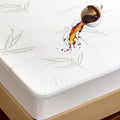 Twin XL Mattress Protector Waterproof Mattress Pad Washable Bamboo Rayon Mattress Cover Breathable Noiseless Bed Protector 5" - 21'' Elastic Fitted Deep Pocket