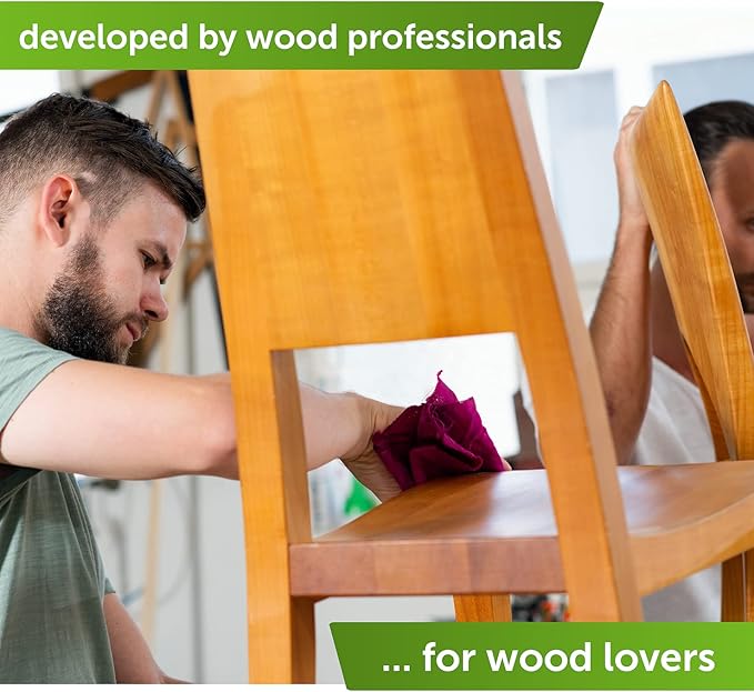 Nordicare Wood Oil Colorless - Premium Walnut Oil, Teak Oil, Wood Oil Furniture for Oak, Beech, Teak, Walnut, Pine, Larch - Natural Furniture Wood Oil - Made in Denmark - for Indoor Use (16.9 oz)