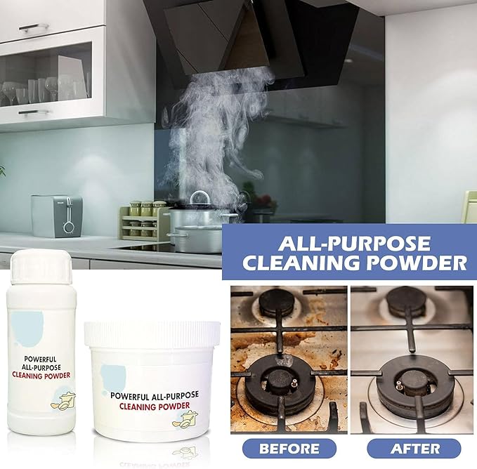 Kitchen Foam Rust Remover, Instant Cleaning Powder, Multi-Purpose Cleaner Remover All-Purpose Powder