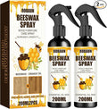 Beeswax Spray Furniture Polish, Wood Cleaner, Wood Floor Polish - For Living Room, Kitchen and Wooden Furniture Floors (Pack of 2) 200 ml