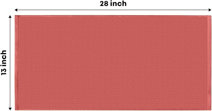 Artoid Mode 100% Cotton Red Waffle Weave Kitchen Dish Cloths, 13x28 Inch Ultra Soft Absorbent Quick Drying Kitchen Dish Towels Set of 4