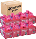 Arkwright Smart Rags in Box - (Bulk Case of 400) Lint Free Microfiber Cleaning Cloth, Scratch & Streak-Free, Dispensable Wash Towels for Cars, Window Glass, and Auto Shop, 12 x 12 in, Pink