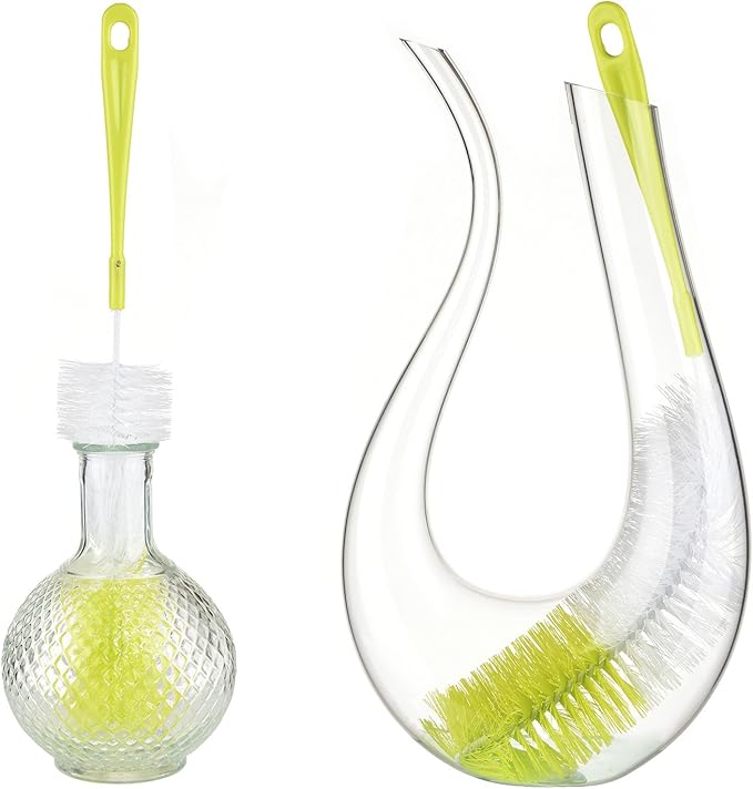 ALINK 16 inch Long Bottle Brush Cleaner for Washing Wine/Beer/Sport Well/Thermos/Glass, Hummingbird Feeder and Long Narrow Neck Sport Bottles