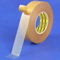 Double Sided Tape Heavy Duty, 0.79" x 33FT(10m), Universal High Tack Strong Wall Adhesive with Fiberglass Mesh, Super Sticky Resistente Clear Tape, Easy Use Mounting Tape School Supplies