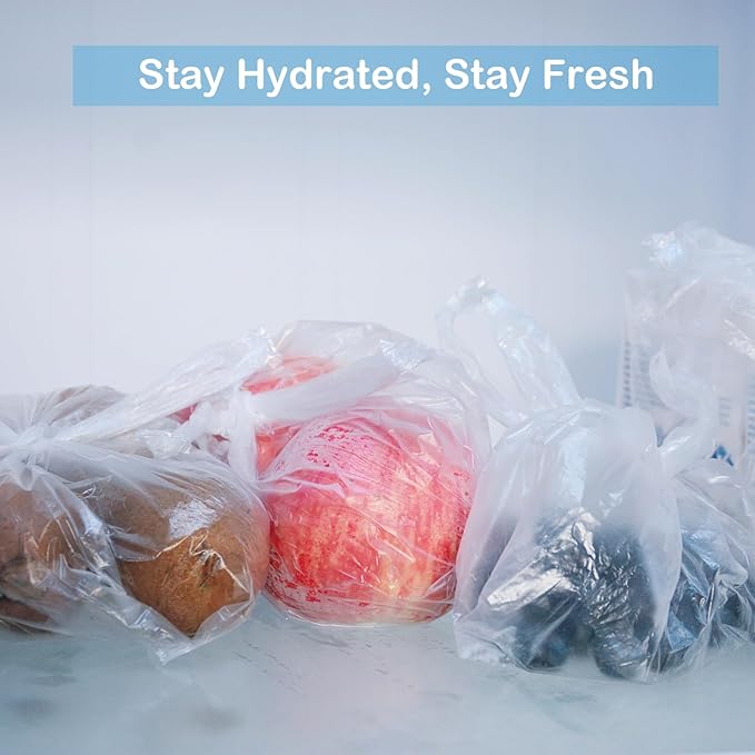 Mini Trash Bags 1.6 Liter/0.4 Gal- 200 Count Tiny Clear Trash Can Liners for Countertop, Desktop, Makeup & Kitchen Scrap Bags | Leakproof Small Plastic Bags with Handles