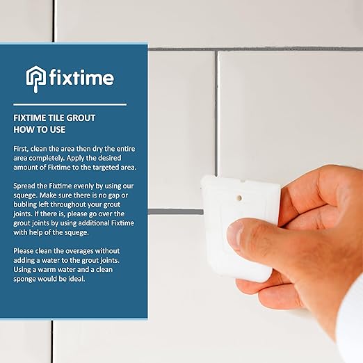 Silicone Tile Repair Kit – Premixed Fast-Drying Gray Caulk, Filler, and Sealer for Cracked Bathroom, Kitchen, and Floor Tiles (225g / 8 oz)