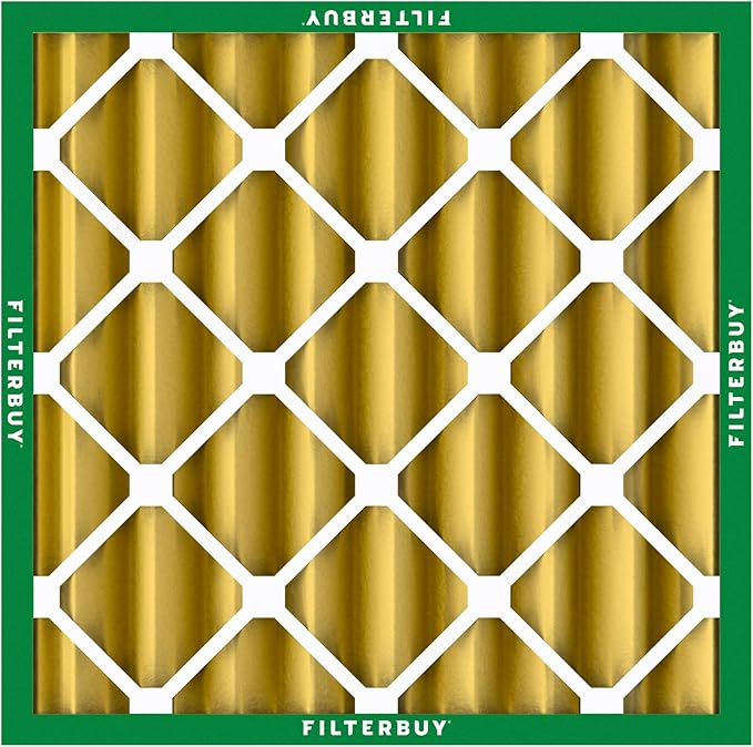 Filterbuy 24x24x4 Air Filter MERV 11 (MPR 1200) Allergen Defense Replacement (4-Pack), Electrostatic Pleated HVAC AC Furnace Filters, Made in USA (Actual Size: 23.38 x 23.38 x 3.63)