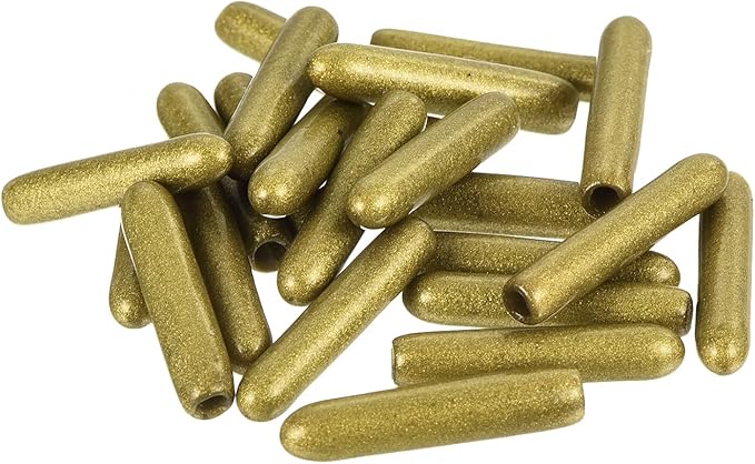 uxcell 20pcs Rubber End Caps 2mm ID Vinyl Round Tube Bolt Cap Cover Thread Protectors Gold
