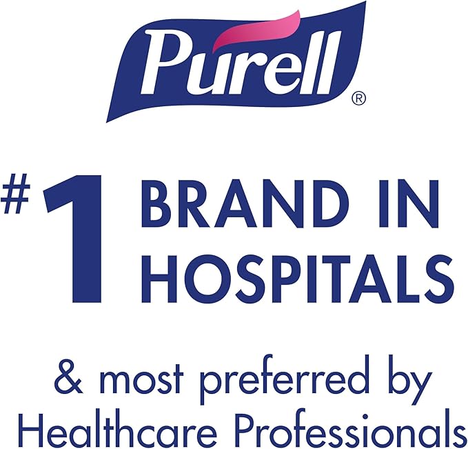 PURELL Advanced Hand Sanitizer Soothing Gel, Fresh Scent, 8 fl oz Pump Bottle (Pack of 4), 9674-06-ECDECO