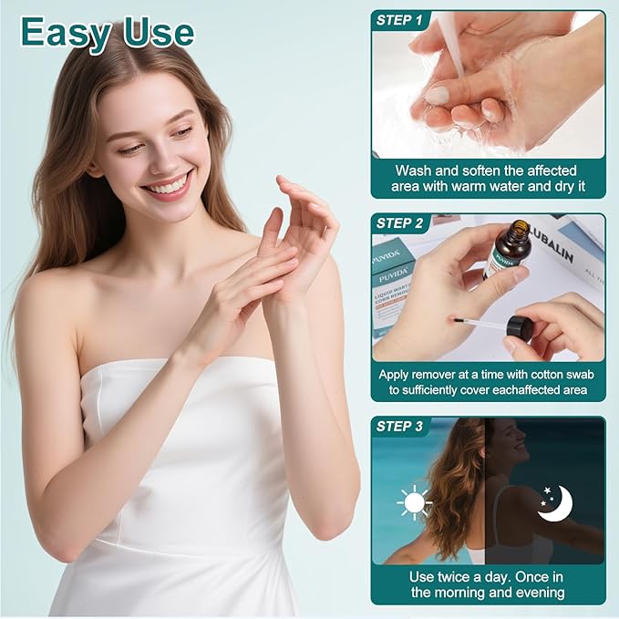 Tag Removal Wart Remover Fast Acting Gel – Maximum Strength Freeze Off Ointmen Fast Acting Natural Common Wart Removal for Plantar,Genital,H (Green-b, S)