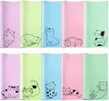 Sinmoe 20 Pcs Microfiber Cleaning Cloth Cute Kitty Cat Design Microfiber Cloth Gift Soft Multicolor Glasses Cleaner for Eyeglasses Camera Lens Cell Phone Screens Glasses, 6 x 6 Inches