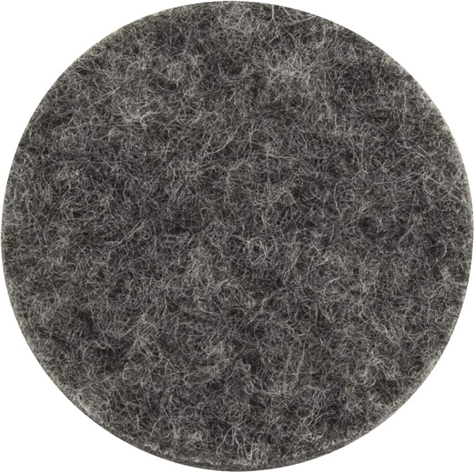 SoftTouch 1 1/2" Round Heavy Duty Felt Furniture Pads - Move Effortlessly & Protect Surfaces Floors, Gray (24 Pack),Grey