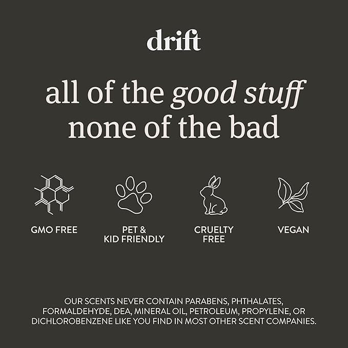 Drift Car Air Freshener - Stone Air Freshener Car Odor Eliminator - Long Lasting Scent - Auto Accessories - Metal Clip - Essential Oils - Clean Ingredients - Open Air Scent Starter Kit