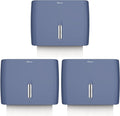 Hand Towel Dispenser for Bathroom Pack of 3 Compact Size Suitable Paper Towels Nail Free Install Or Nail Mount Installation