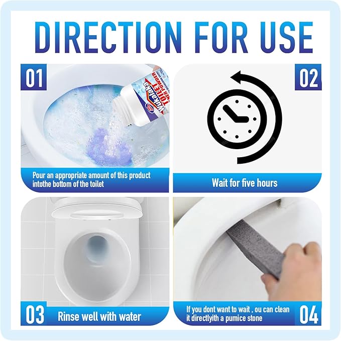 Pumice Stone for Toilet Cleaning Bowl Stick, Pumice Stone for Cleaning Hard Water Ring Remover for Household Clean Toilets, Bathroom, Kitchen Sink, Grill 2+2pcs
