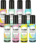 Oopsie Poopsie Pre-Poo toilet spray, discreet & portable original odor deodorizer scents. Pocket-friendly pre-poo spray to use on the go 2oz 8-bottle variety pack for 8-distinct aroma experience