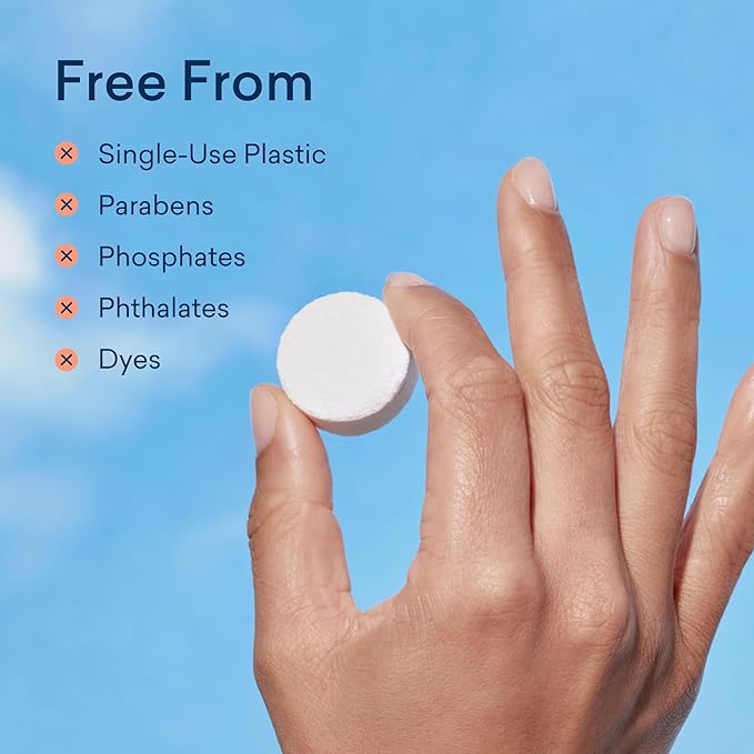 BLUELAND Foaming Hand Soap Refill Tablets, 10-Pack, Garden Blooms Variety Scents, Eco Friendly Cleaning Products, 10 x 9 Fl oz