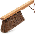 Takavu Multi-Purpose Counter Brush with Solid Wood Handle, Natural Horsehair Bristles for Gentle Dusting of Furniture, Drafting, Patio, Fireplace Cleaning, Shop Brush, Woodworking Tool & Accessories