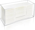 1Pack Acrylic Paper Towel Dispenser, Napkin Holder for Bathroom, Kitchen & Countertop – Paper Towel Holder Z-Fold/C-Fold/Multi-Fold Holder, Shatter-Resistant & Space-Saving (1)