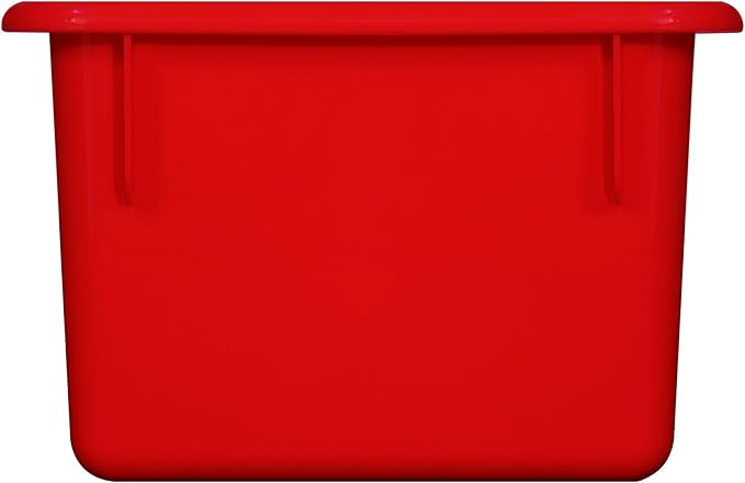 Wood Designs Cubby Storage Bin, Heavy Duty Plastic Containers for Kids Assorted Cubby Tray Set of 10