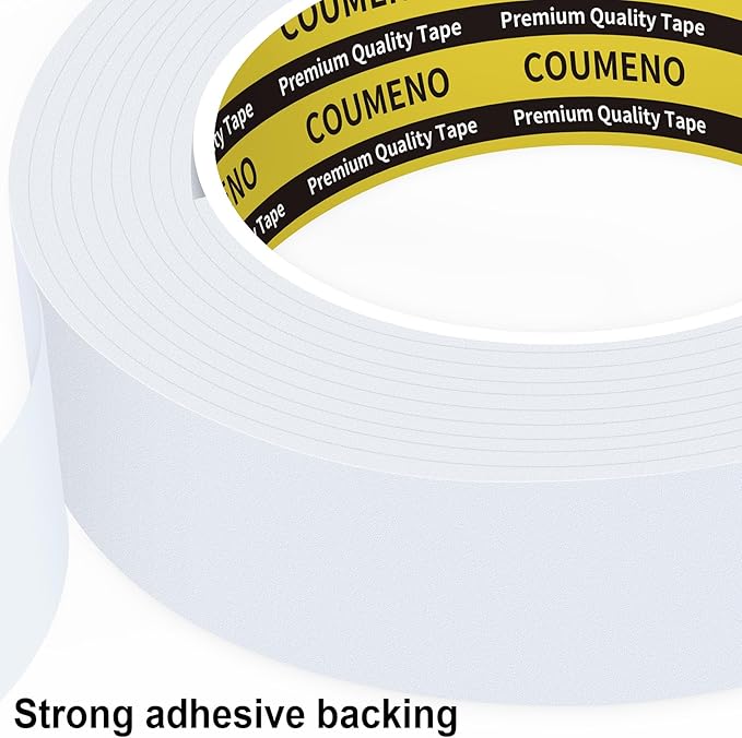 Sponge EVA Single Sided Foam Tape 2inX16.4FT Strong Adhesive Weatherproof Foam Strip for Door and Window Sealing, Self-Adhesive Insulation Foam Tape 0.2in Thick