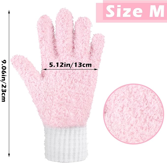 Bencailor 3 Pairs Microfiber Plant Dusting Gloves Leaf Cleaning Gloves for Indoor Plants, Blinds, Furniture, House