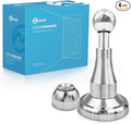 Neoera Magnetic Door Stopper, Updated Hydraulic Shock Absorbent Technology, Soft-Catch Magnetic Hold, Premium 304 Stainless Steel, Anti-Rust, Heavy Duty for Various Door Types, Wall Mount 4Pack
