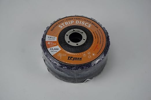 4-1/2" x7/8'' Stripping Discs Rust Remover Wheel Remove Paint and Oxidation Poly Strip Wheel Disc Abrasive Angle Grinding Wheel - 3 Pack(Purple/Blue/Black)