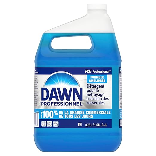 Dawn Professional Manual Pot and Pan Detergent, Dish Soap, Liquid Concentrate, 1 Gallon (Case of 2) with 1 Pump