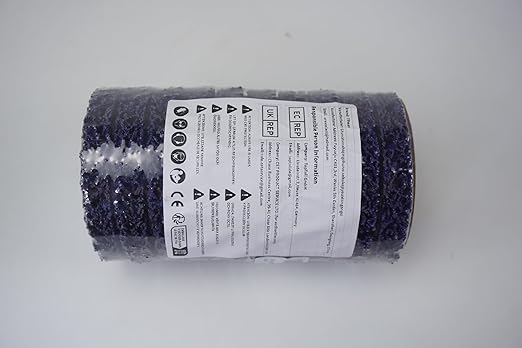 4 inch Stripping Discs Rust Remover Discs Remove Paint and Oxidation 5/8 inch Arbor Clean Discs Poly Strip Disc Angle Grinding Wheel - 10 Pack(Purple)