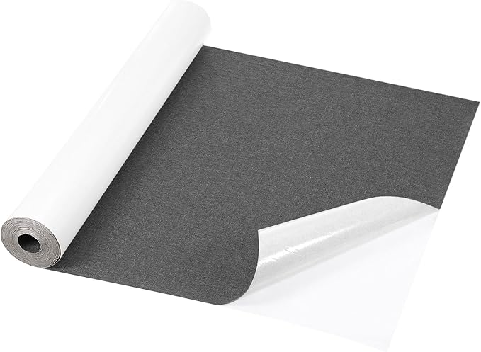 Repair Patches Repair Tape Self-Adhesive DIY Repair Patch Linen Gear Patch for Sofa, Furniture, Chair, Clothing,Tents,17x158 Inch,Dark Grey