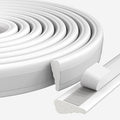9.8 Ft Weather Stripping Seal Strip for Doors/Windows,Soundproofing Window Insulation Draft Stopper for Winter, Selfadhesive Foam Weather Strip for Door Frame,Door Gap Filler Noise Blocker(White)