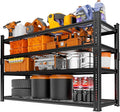 Storage Shelves Heavy Duty, 48"L x 18"W x 60"H Garage Wire Shelving Unit Loads 2640LBS, 4-tier Adjustable Metal Industrial Utility Shelf Rack for Kitchen, Laundry Room, Pantry, Warehouse, Basement