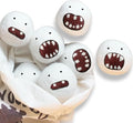 Woolbuddy Dryer Balls, 6-Pack Reusable Wool Laundry Accessories, Monster Design for Pet Hair Removal, Home Essentials, Cute and Efficient Drying Solution
