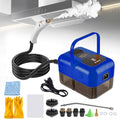 Handheld Steam Cleaner for Home, 2500W High Pressure Steamer for Cleaning, 9-Level Multipurpose Steam Cleaner for Car Floor Upholstery Kitchen Bathroom Grout Tile, 14 Accessories Included (Dark Blue)