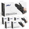 JMU Black Nitrile Gloves Medium Bulk, Case of 1200, 3.5Mil, Latex Free Powder Free