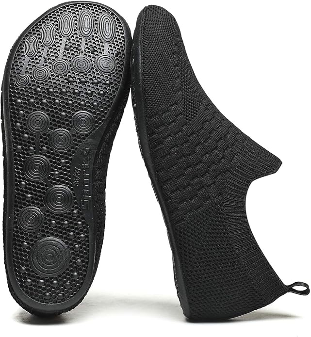 Adult Indoor House Slippers Socks Lightweight Non Slip Grip House Home Shoes for Women Men
