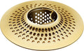 LKEYE Shower Drain Hair Catcher/Bathroom Drain Cover/Bathtub Drain Strainer/Shower Stall Drain Protector(Bronze)