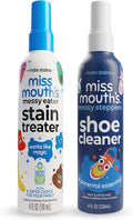 Miss Mouth's Messy Eater Stain Treater and Messy Steppers Shoe Cleaner Magic Duo - Stain Remover for Clothes, Carpet, Upholstery and Shoe Cleaner for Sneakers, Leather, Cloth, Mesh