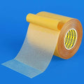 Double Sided Tape Heavy Duty, 3.2in x 33FT(10m), Universal High Tack Strong Wall Adhesive with Fiberglass Mesh, Super Sticky Resistente Clear Tape, Easy Use Mounting Tape