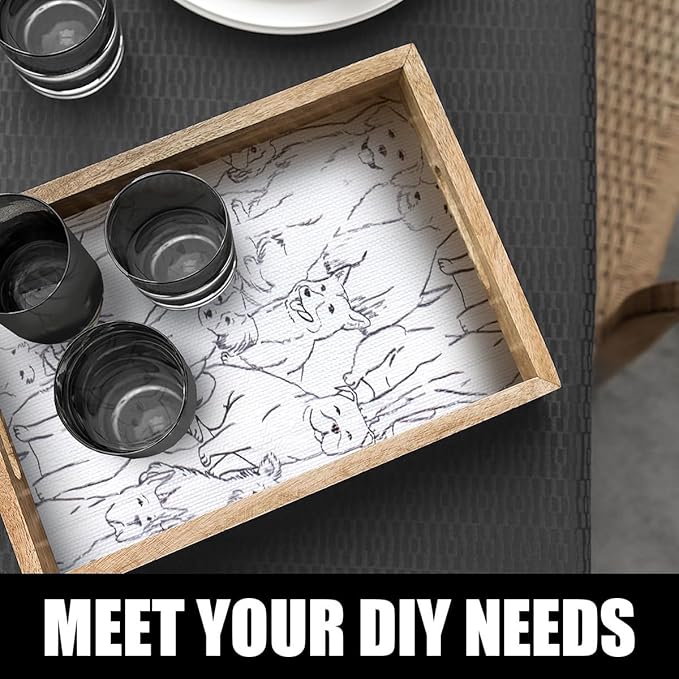 Dog Shelf Liner Non-Adhesive and Strong Non-Slip, Animal Cabinet Drawer Liners for Kitchen Cabinets, Waterproof Cupboard Liners,Easy to Clean,12IN x 10FT