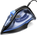 Sundu Steam Iron for Clothes with Rapid Heating Ceramic Coated Soleplate,1500W with Precise Thermostat Dial,Self-Cleaning, Auto-Off,11.84oz Water Tank for Home Clothes Ironing Use,0604C