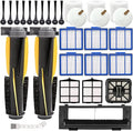 Replacement Part for Shark IQ R101AE RV1001AE AV912S RV913S AV1010AE RV1000 AV970 AV1002AE, 2 Main Brush, 1 Cover, 10 Side Brush, 6 Filter, 1 Pre Filter, 2 Filter, 3 Pre-Motor Foam&Felt Filter